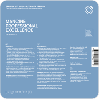 Mancine Hot Wax Excellence White - 500g